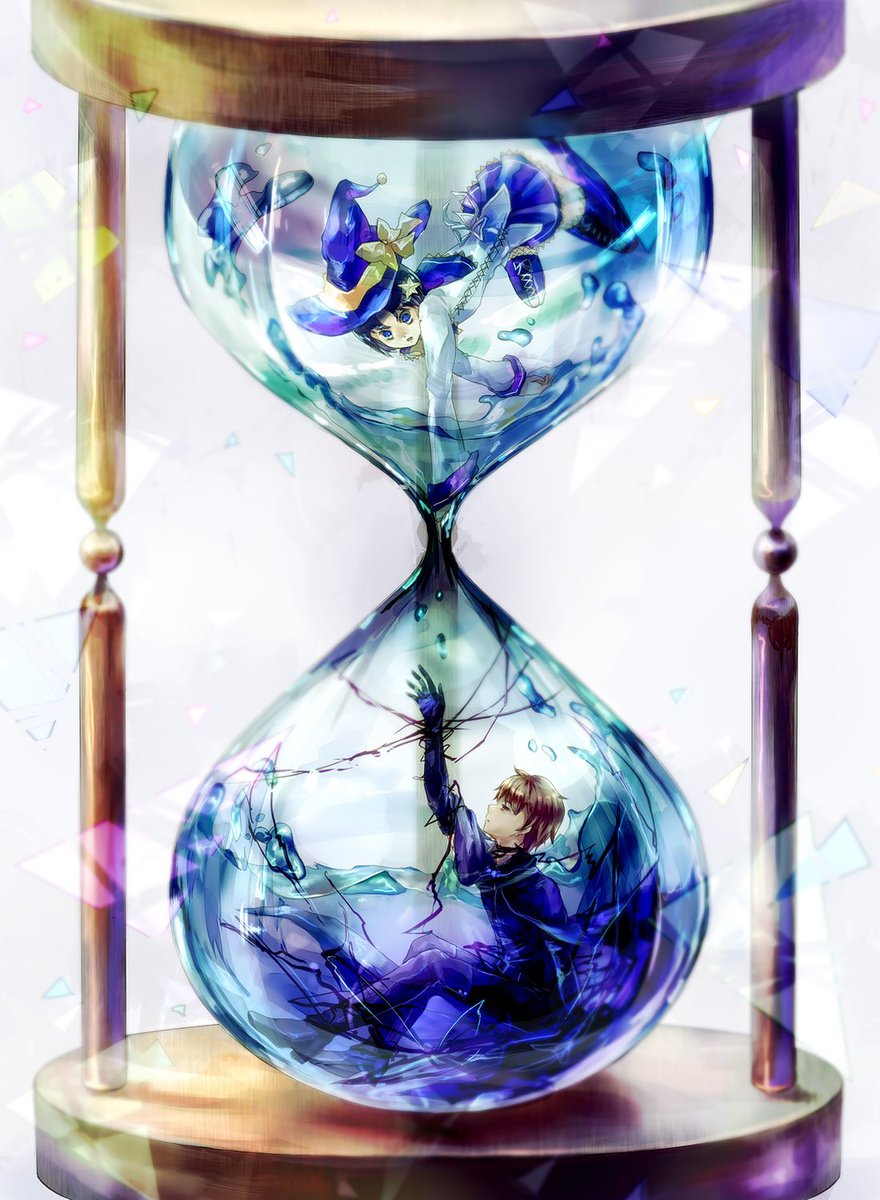 Miz どれもきらきら宝石を散りばめたように綺麗でうっとり魅入ってしまいますが 1枚目の砂時計のイラストのメイキングを是非見てみたいです先生 Miz どれもきらきら宝石を散りばめたように綺麗でうっとり魅入ってしまいますが 1枚目の砂時計のイラストのメイキングを是非見てみたいです先生