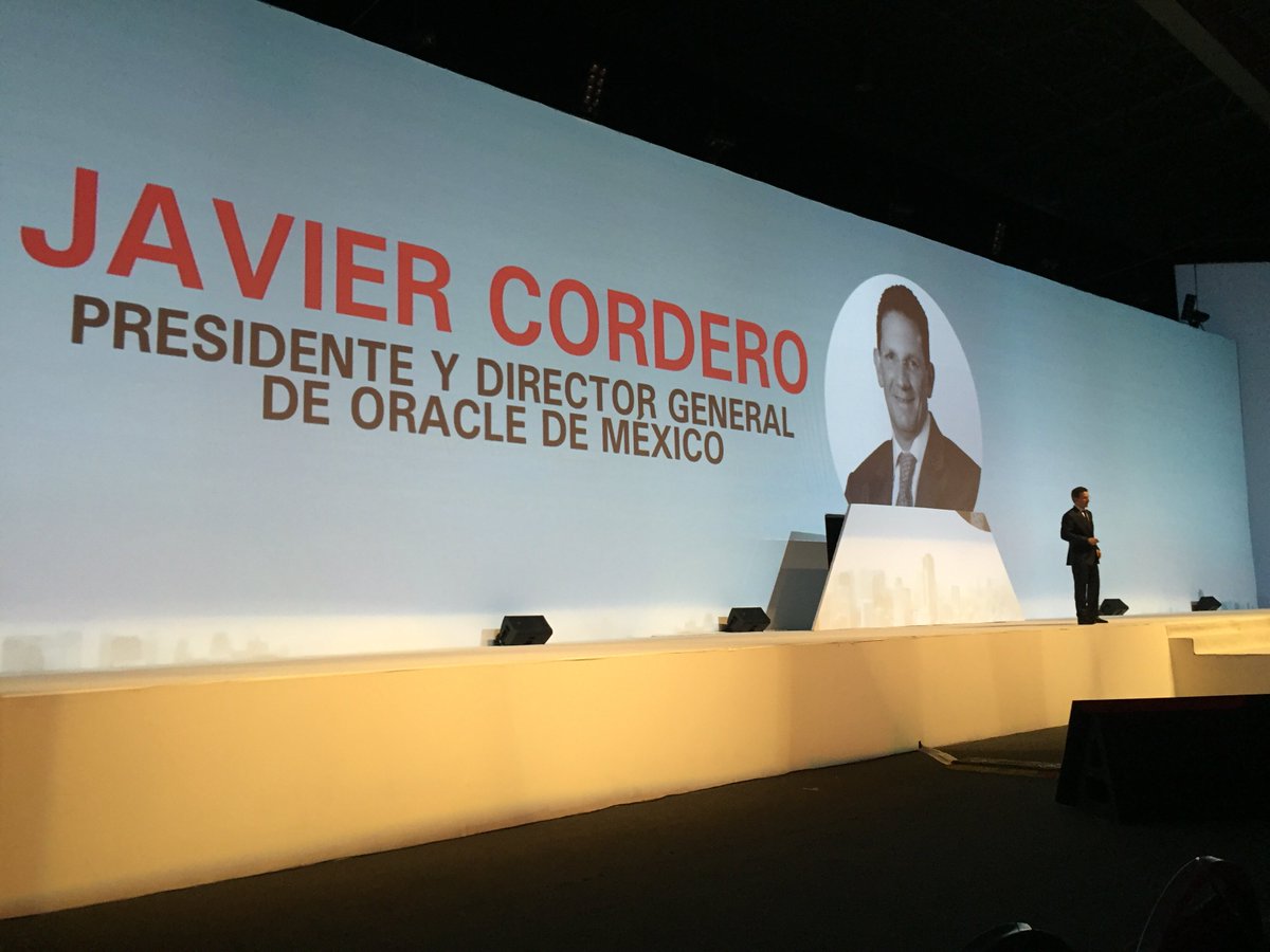 _SalvadorRios's tweet photo. Arrancamos el Oracle Cloud World!!! Ahora con Javier Cordero, CEO OracleMx
#OracleCloud #OracleMx #ProudtobeOracle https://t.co/7hOITUdo0J