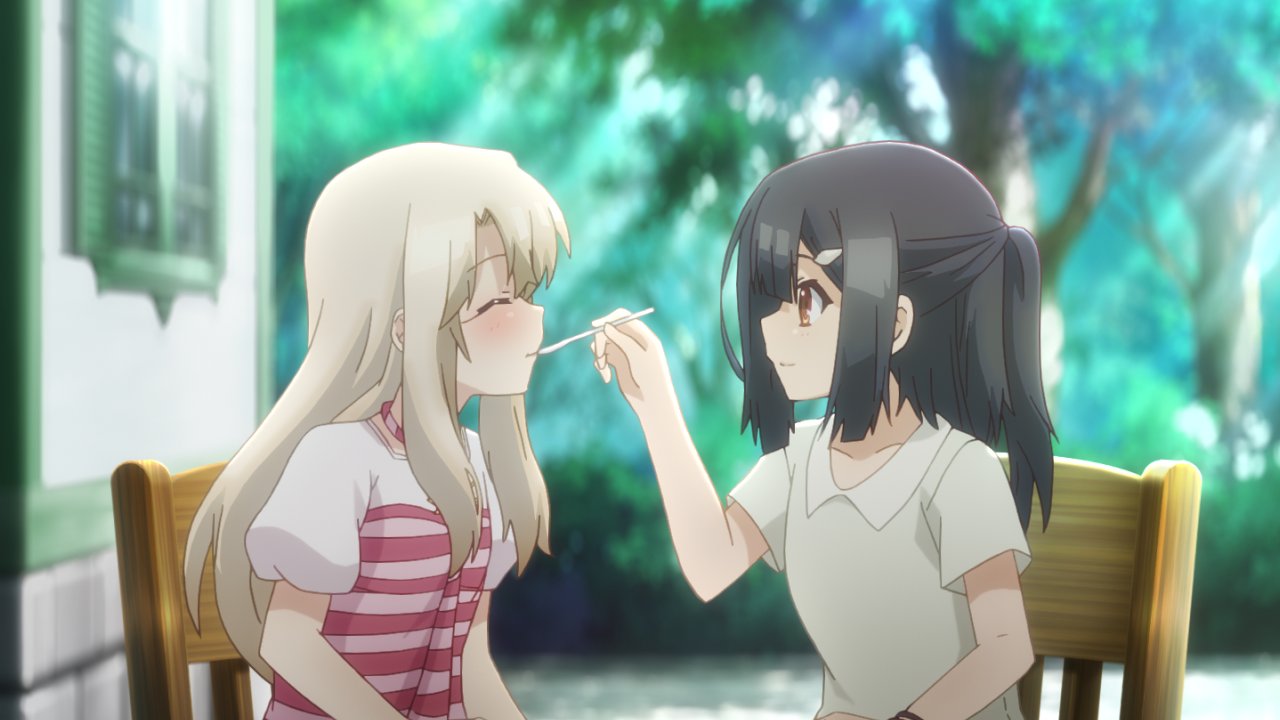 Fate Kaleid Liner プリズマ イリヤ 劇場版21年夏公開 At X 一挙放送 プリズマ イリヤ ツヴァイ ヘルツ 一挙放送中 第6話 Blue Glass Moon より あ ん のイリヤと美遊 Prisma Illya
