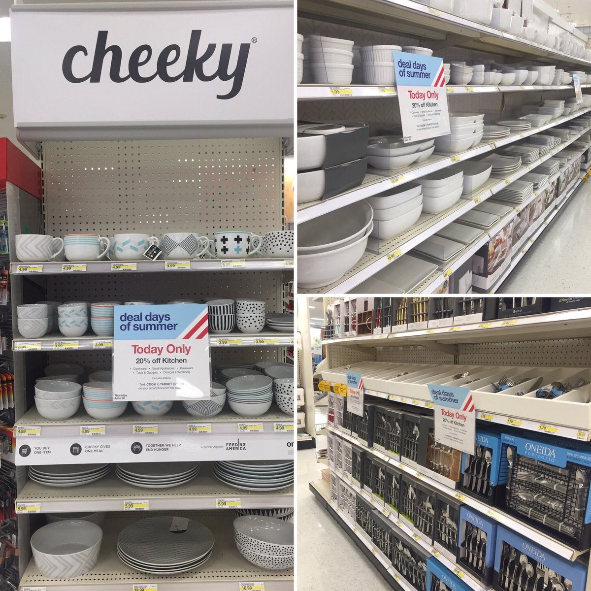 cmshoe0526's tweet photo. #DealDaysOfSummer ☀️🌻 going strong here at #TheVille!! 20% off all kitchen (some exclusions) 🍽 #GetTheCoupon 👍🏼🎯 https://t.co/HrNuAhcX59