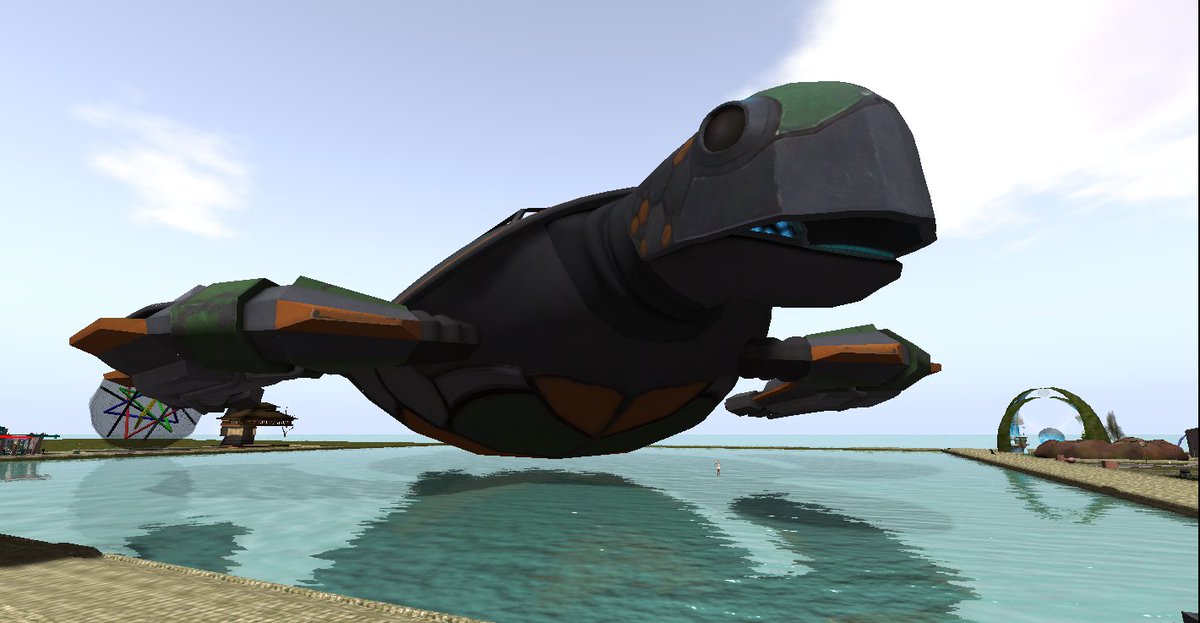 TiinaTwine's tweet photo. Class V Turtle Cruiser - Dazzle Live Stage #SL13B #SecondLife https://t.co/a7B2oal5TI