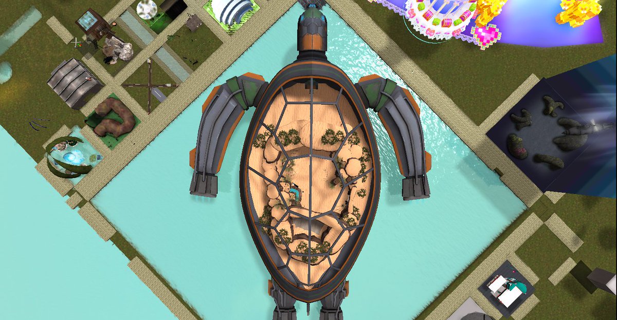 TiinaTwine's tweet photo. Class V Turtle Cruiser - Dazzle Live Stage #SL13B #SecondLife https://t.co/a7B2oal5TI