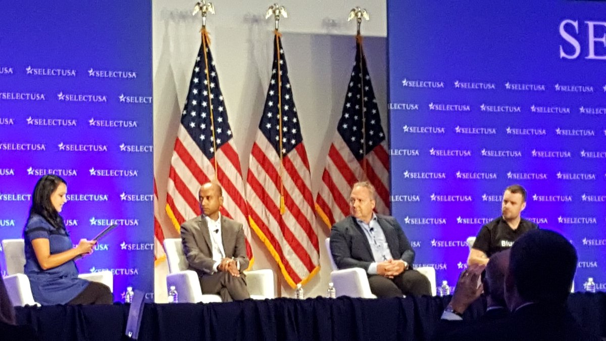 SamsungDC's tweet photo. #IoT has to be useful to the consumer & then deployed: Samsung VP Shankar Chandran @SelectUSA Summit #VisionforTech https://t.co/8q4ZayxMj4