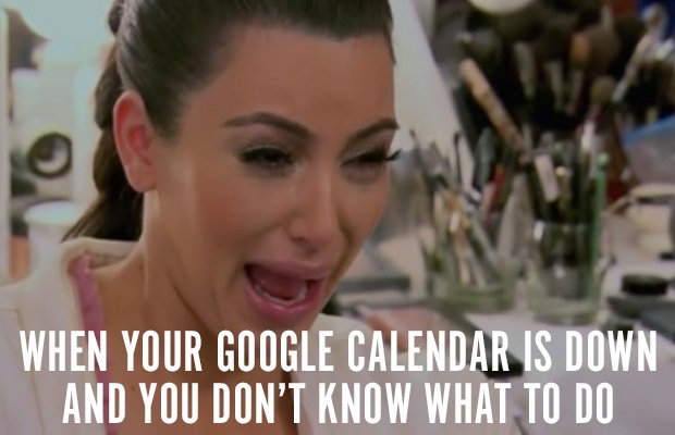 Rocket55Agency's tweet image. No calendar, no meetings? I guess it's time to go home for the day... #GoogleCalendar