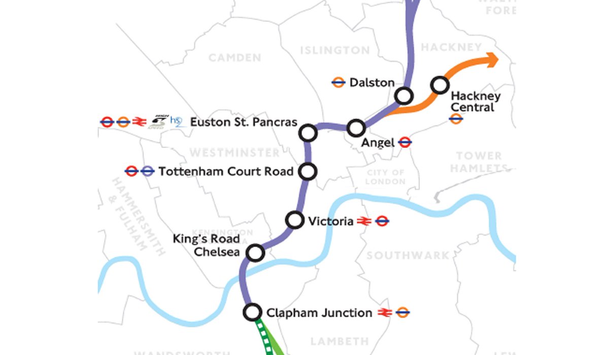 ESHomesProperty's tweet photo. London's new north-south transport route set to deliver 200k new homes: https://t.co/1Jr4s6Nmiy https://t.co/15vNtOYd7F
