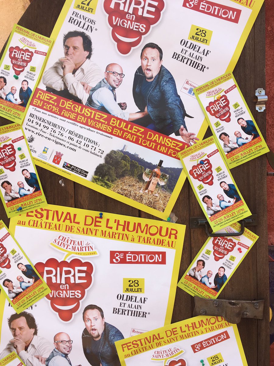 ch_saintmartin's tweet photo. @RireenVignes #preparation !! On vous attend nombreux les 27 et 28 juillet pour une soirée pleine de rires! https://t.co/WxZJjcPNI5