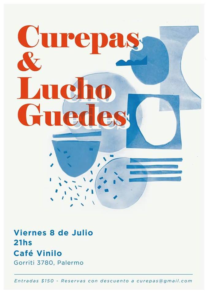 Se viene una hermosa fecha compartida con Curepas en <a href="/cafeviniloba/">Cafe Vinilo</a> el 8 de Julio. Reserven.