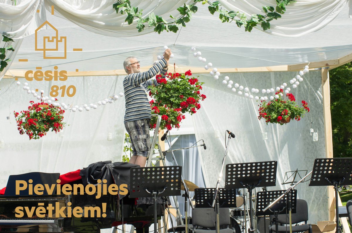 Iespēja kļūt par brīvprātīgo palīgu Cēsu 810 jubilejas svinībās! cesis.lv/claZBEs5G1