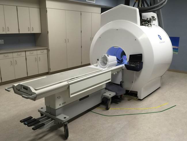 MayoRadiology's tweet photo. New #Compact3TMRI bore diameter is ~58 cm at the shoulder cutout, and 37 cm at the location of the head https://t.co/xKwrXVrU6y
