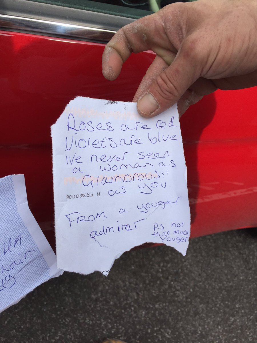 mgusthuff's tweet photo. @TheLadBible  just found this on someone's car in a car park, you are 100% a stalker https://t.co/lz9V0bD5Ei