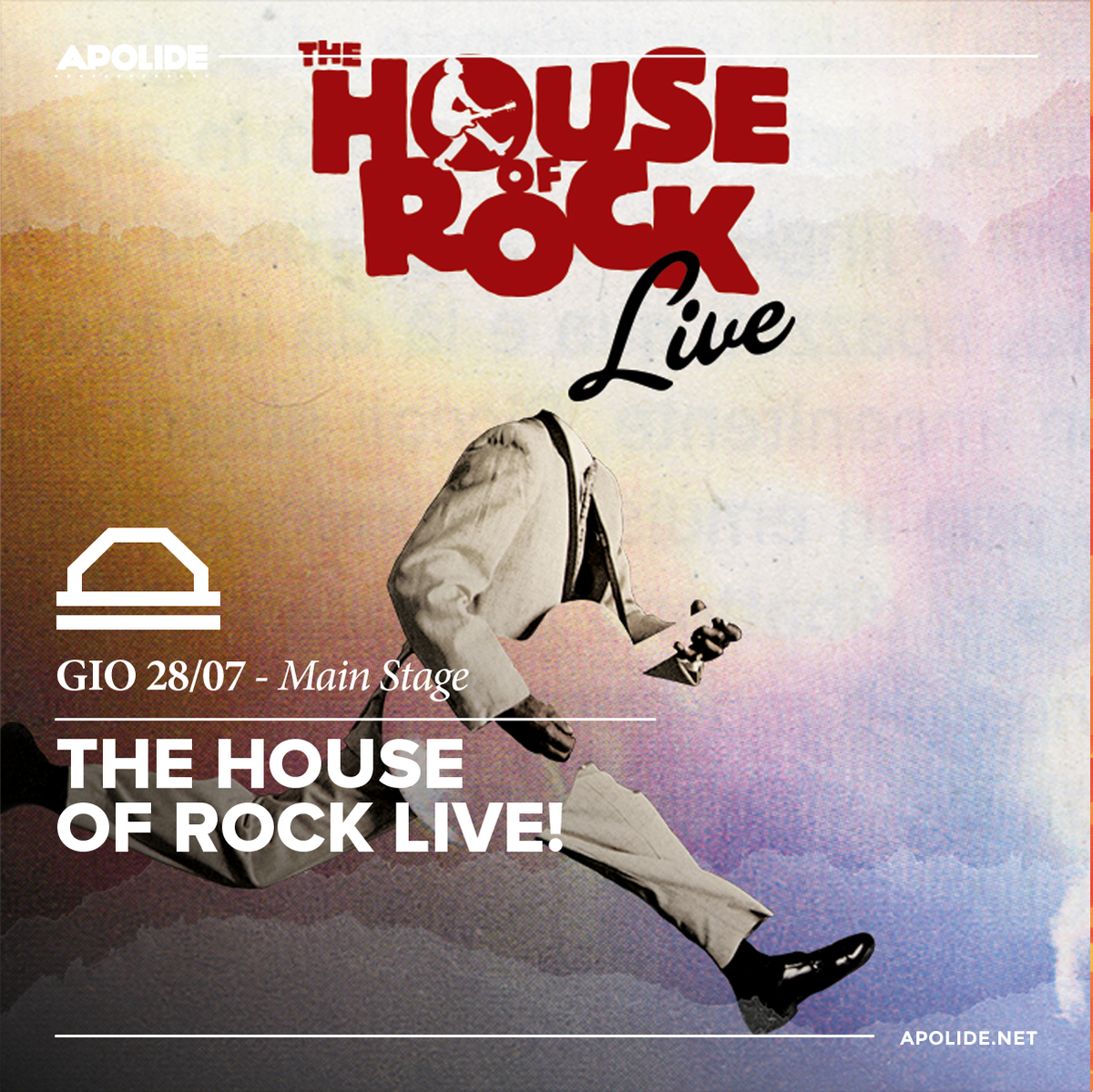 apolidefestival's tweet photo. The @HouseOfRockTO scalderà l’atmosfera ad Apolide il 28/7! #prendiferie Prevendite > https://t.co/nIqRtcYQ17 https://t.co/d8a0p8tgKT