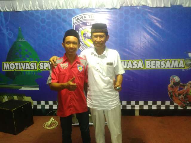 Ketua baru CBS bersama ketua IMI Jatim pak Bambang kapten diacara buka bersama dengan anak yatim piatu