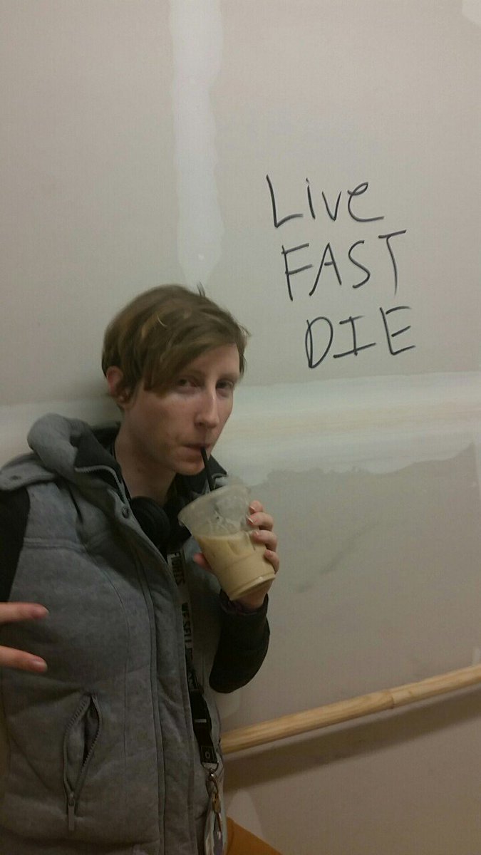 moopleaf's tweet photo. .@BenStarred and I taking back the #livefastdie hashtag https://t.co/4L4QnCAkTR