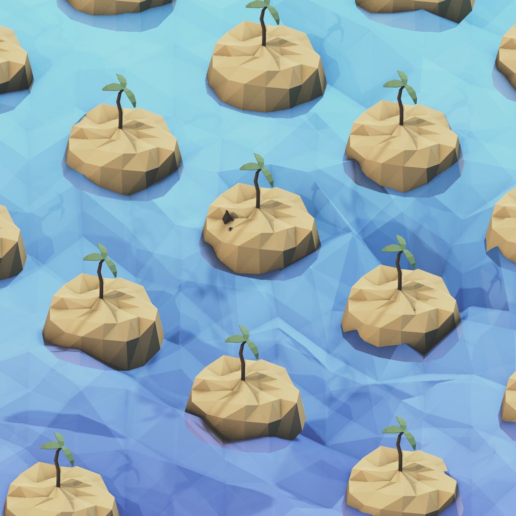 dailysplendor's tweet photo. 0630 / Islands (totally got the date wrong yesterday) #lowpoly #c4d https://t.co/kMP2eHrcVy