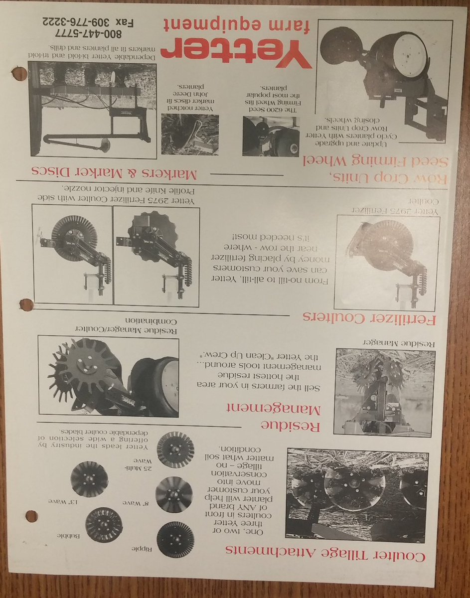 YetterFarmEquip's tweet photo. 1994 Yetter Marketing Ad,  #Profitablesolutions for every generation and situation.  #TBT https://t.co/Nl848h3dDa