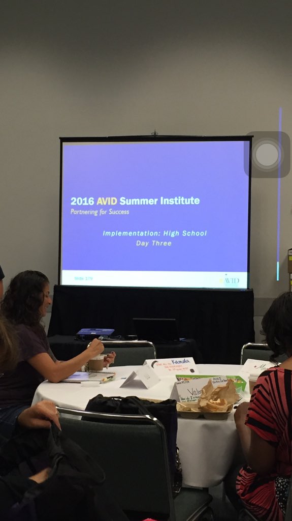 mrs_jen_davis's tweet photo. Day 3 of #AVIDSI16. I am feeling so energized about bringing the #AVIDEssentials to @NPSecondary #sd60 @bcampbell74 https://t.co/6cuOkCBfMj