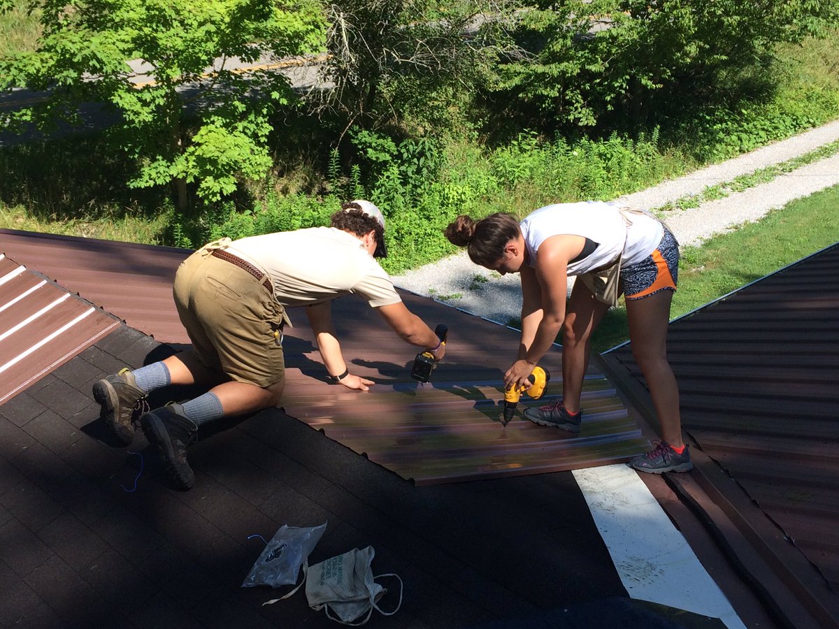 NDFprincipal's tweet photo. Solid progress on the roofing site -and some deck repairs too. #appa2016 https://t.co/7TMl09D7bk
