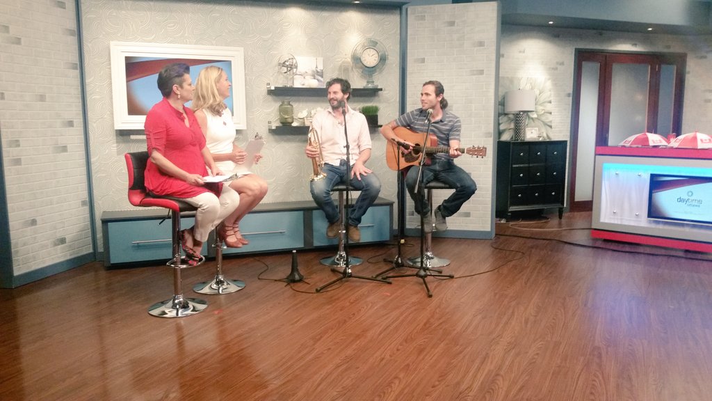 Live on #rogerstv with <a href="/thebristolhum/">The Bristol Hum</a>! #ottmusic #ottcity - see them at <a href="/Mayofest/">MayofestOnline</a> this summer!