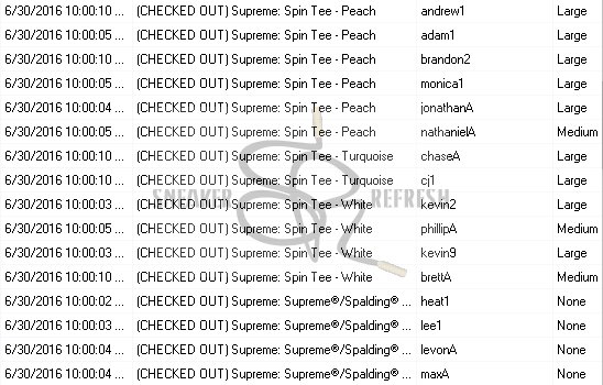 SneakerRefresh's tweet image. Absolutely destroyed that Supreme drop. 50+ checkouts.