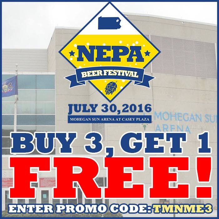 Offer extended! Deal expires 7/8 and available at  <a href="/MoheganSunArena/">MoheganSunArena</a> box office! Have a wonderful 4th #nepabeerfest