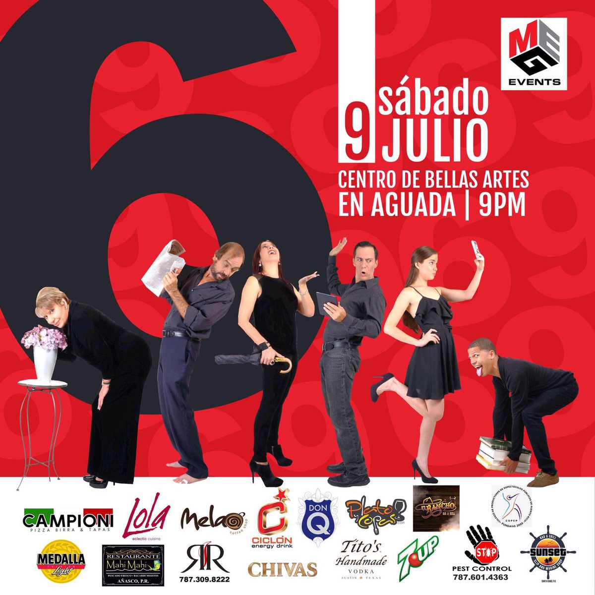 SaraJarque's tweet photo. A contorsionarnos con la 6 Posiciones en Aguada! Boletos en el teatro. 
Info: 787.560.3679 https://t.co/gkHdX13rMd