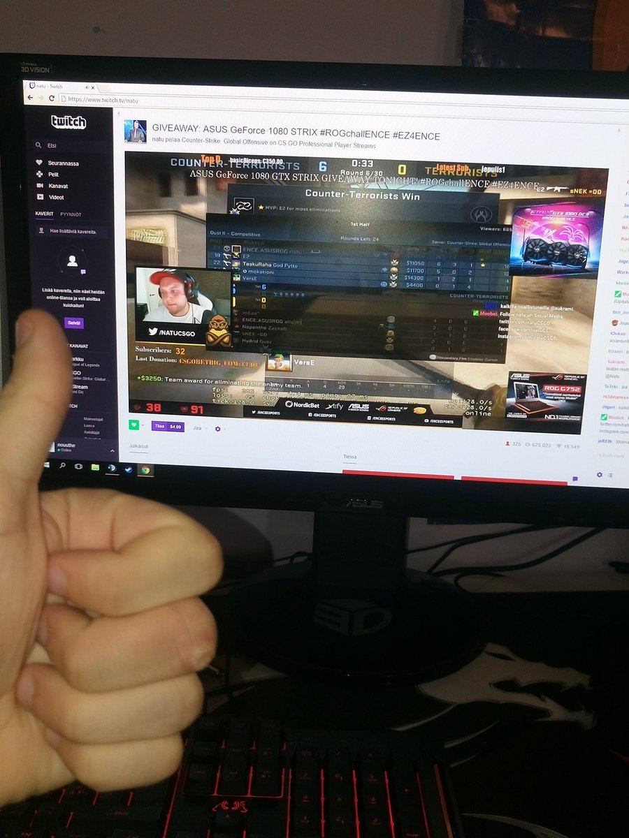 SamuliGE's tweet photo. #EZ4ENCE #ROGchallENCE https://t.co/ISUlv8NHxj