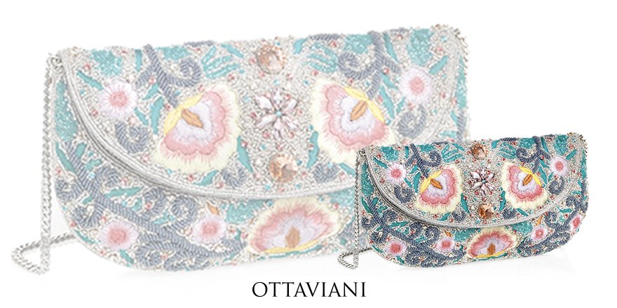 Rigogliose trame colorate ed estive fioriscono nelle clutch #Ottaviani. 
Scoprile qui: bit.ly/OTTAVIANI_CLUT…