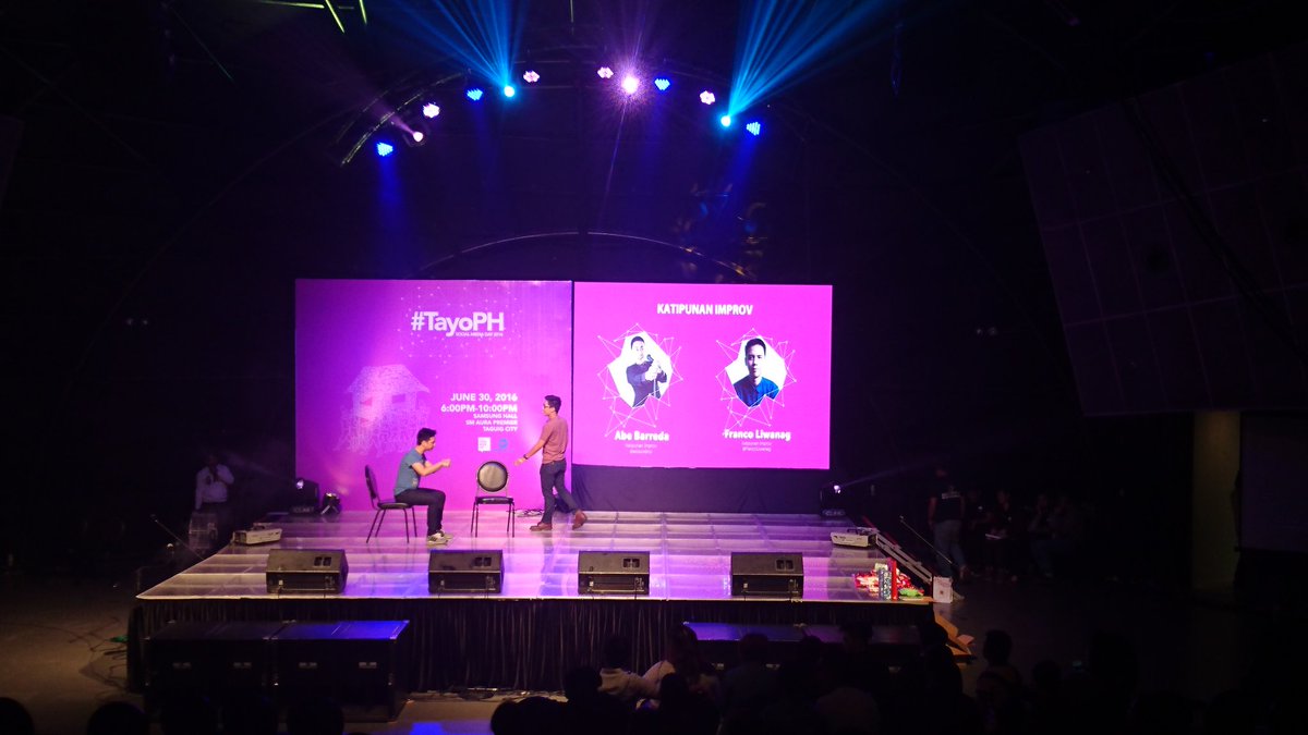 jeannocide's tweet photo. Katipunan Improv at Social Media Day 2016! #TayoPH https://t.co/vqPbe9iXfX