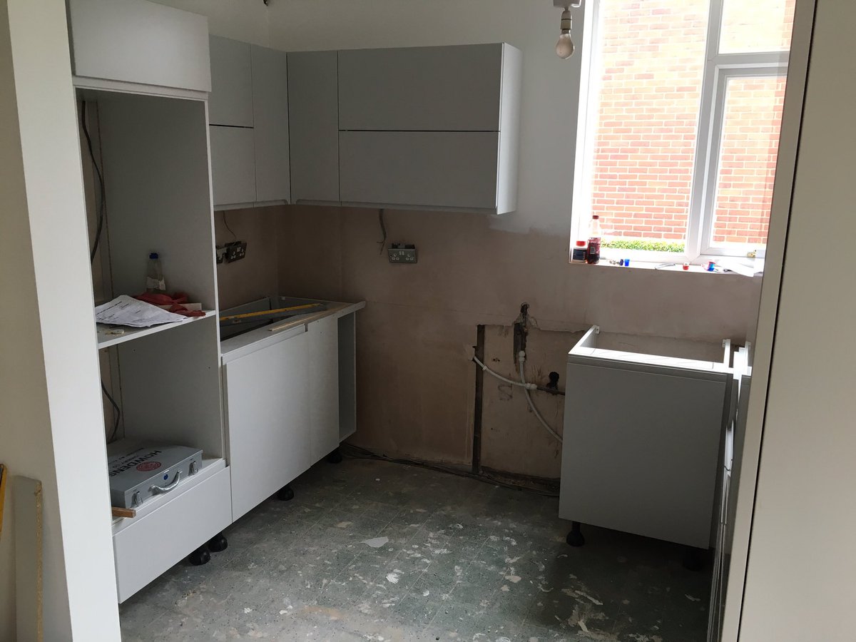 Charlstons_reno's tweet photo. Start of another kitchen install. #kitchendesign #busyguy #diykitchens https://t.co/GLvZYh1hxQ