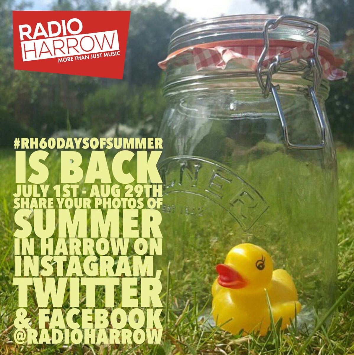 It's back! 1st July- 29th August we'll be posting your pictures of Harrow send them to us using #RH60DaysofSummer