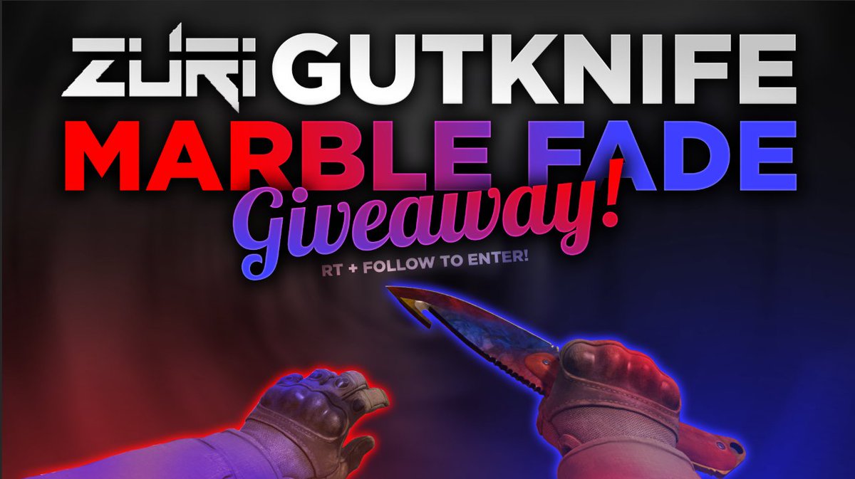 de_ZuRii's tweet image. WEEKLY KNIFE GIVEAWAY!
Gut Knife Marble Fade!

RETWEET + FOLLOW To enter, more entries: gleam.io/CeYHA/zuris-gu…