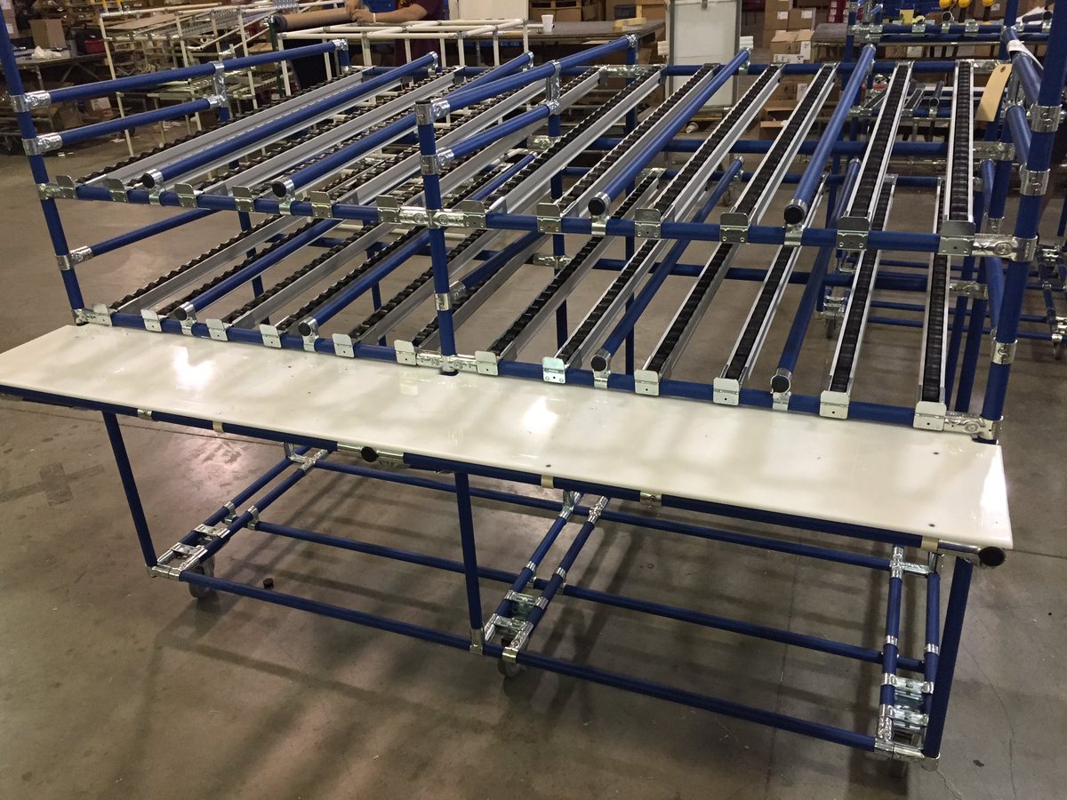 Fastube's tweet photo. Being able to customize a rack give you options. Here are 2 flow racks w/ different flow options. #Fastube #Simple https://t.co/r7vrlXa2rg