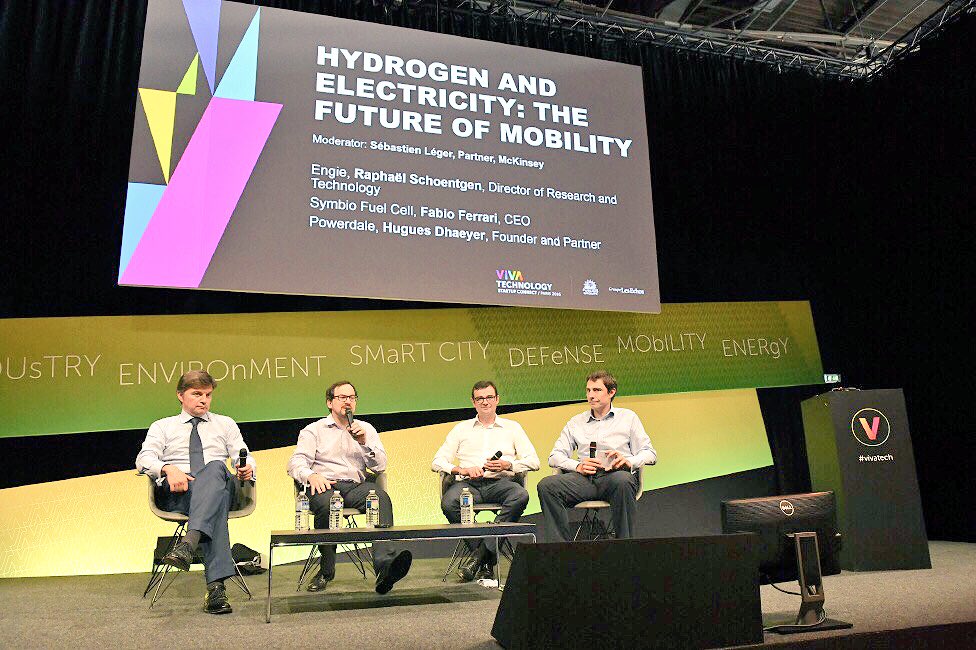 ENGIEgroup's tweet photo. "Nous voulons une #mobilité propre et insonore.C'est ce qu'est la mobilité électrique" R.Schoentgen #VivaTech https://t.co/DVMBpKI0Mz