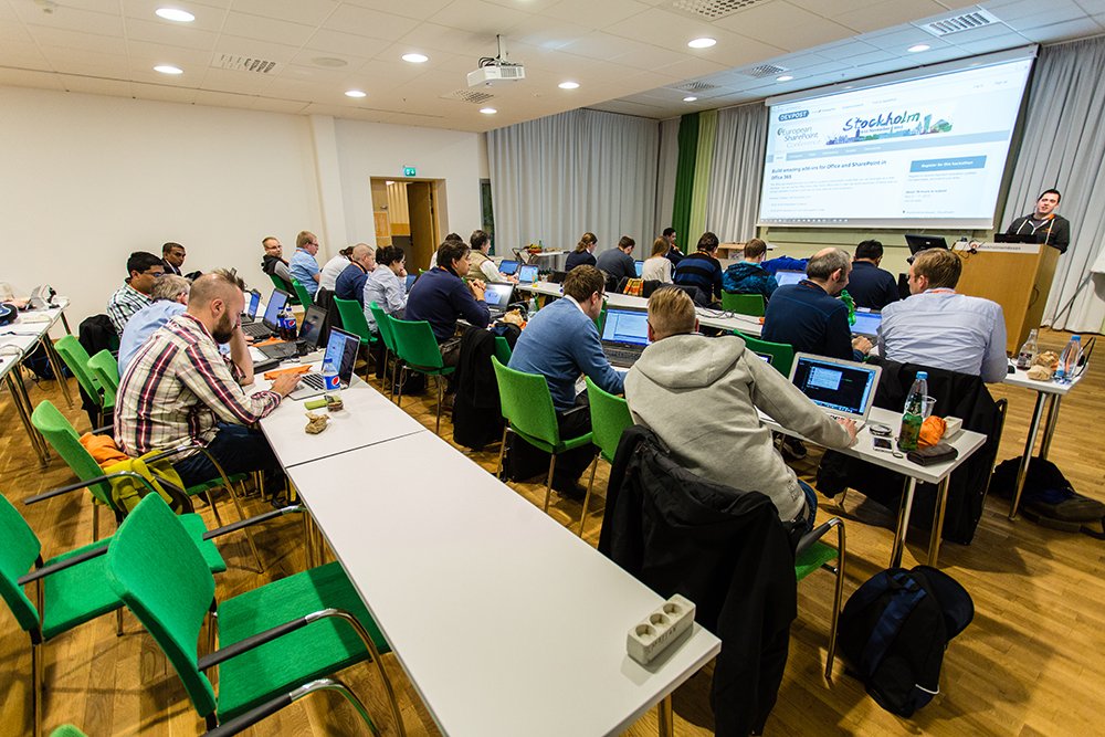 ESPC_Community's tweet photo. The #ESPC15 #Developer hackathon was a resounding success - watch this space.. #ESPC16 https://t.co/JzW0EmVDC2 https://t.co/0f5nFX88CL