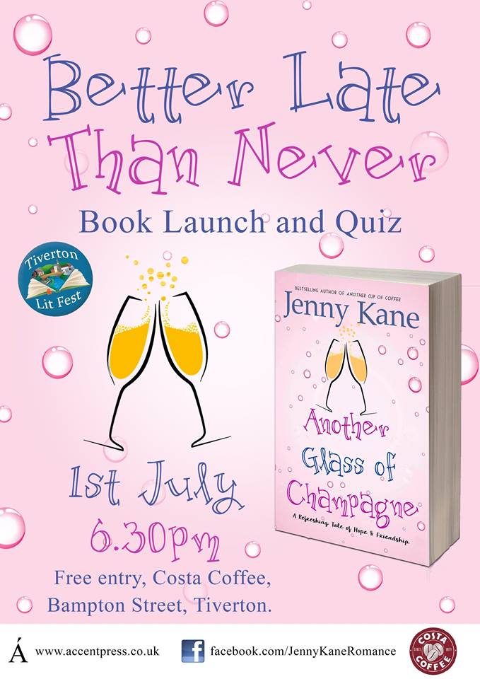 GoGoSomerset's tweet image. 1st July Tiverton @CostaCoffee with @JennyKaneAuthor #Booklaunch
phoenixsomerset.org.uk/1st-july-thats…
@PhoenixDevon13
