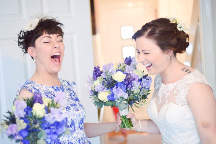 One of our all time favourite wedding photos! Wedding on the blog today, a cute village fete affair!