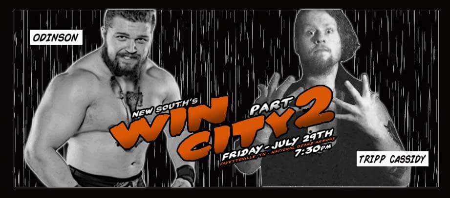 NewSouth_PW's tweet photo. These 2 will battle in a qualifying match for a shot at the New South  Championship Ladder Match!!! #WinCityPartTwo https://t.co/oZwbqHYhek
