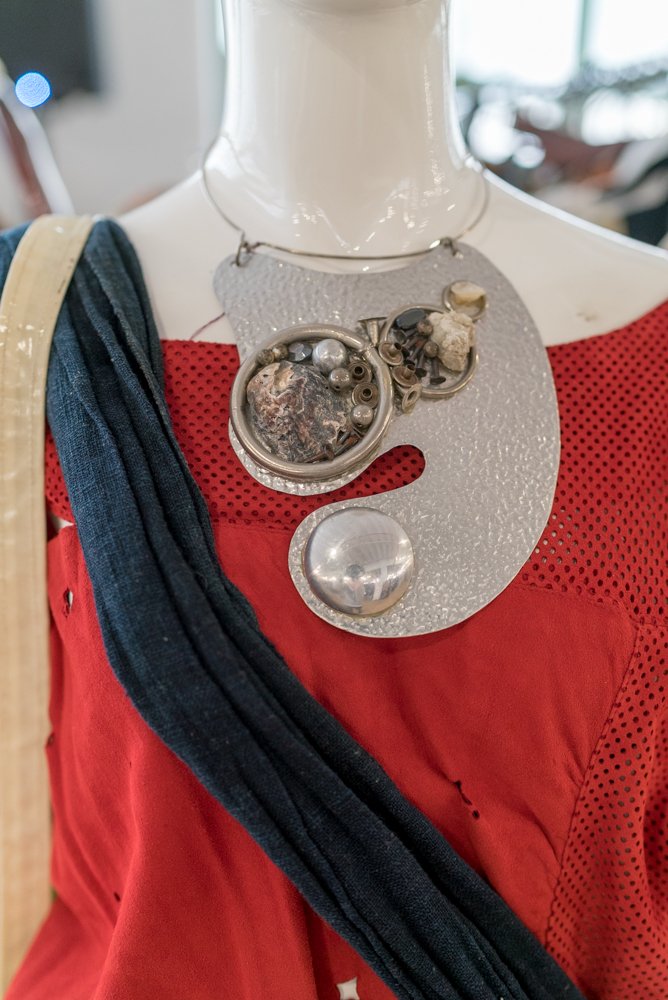 Beam me up ☄ Avant garde neckwear spotted at our spring show in Brooklyn