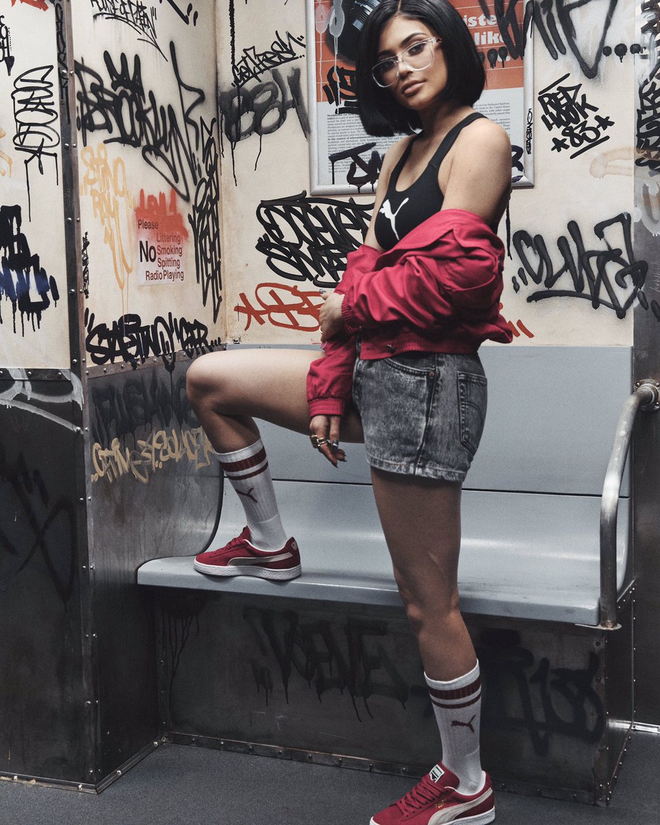 Kylie Jenner Puma Suede | escapeauthority.com