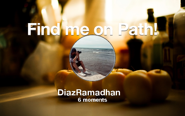 fikridiaz's tweet photo. Find me on #Path now! Go to https://t.co/vInXwnvUSm https://t.co/ST4fTwAMH8