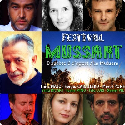 francesc_cerro's tweet photo. MUSSART 6 agost 18h/24h La Mussara
Enric MAJÓ · Mercè PONS ·@caballero_twit · @SantiRicart · @ivanajmino · @fitoluri https://t.co/7uxQjeJgGD