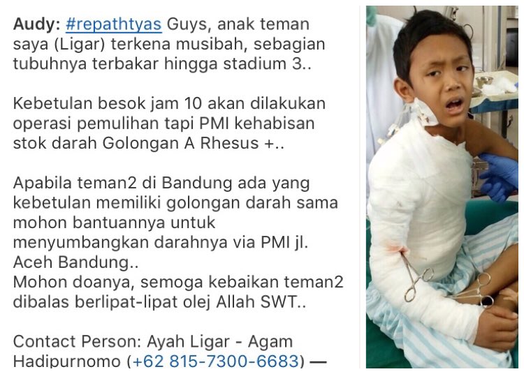 Via @ErnestSyarif : Mohon bantu sebar ya teman teman