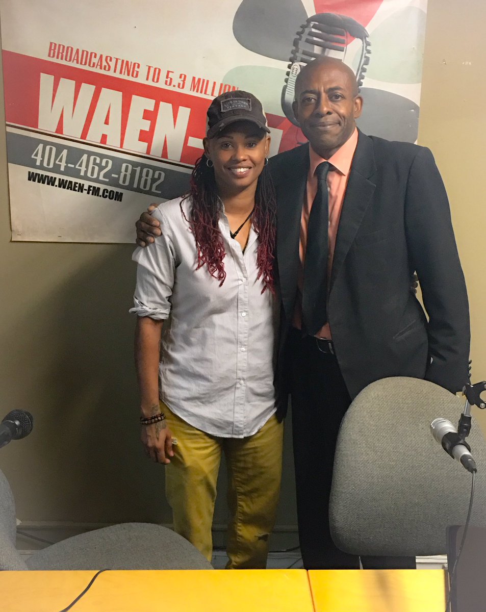 LadyFanitra's tweet photo. Awesome time yesterday on, The Lady Fanitra Show! Thanks, @KendalSTurner &amp; @johnlsanders! #Studio21Media #WAENTV https://t.co/3SAfm8lwCC