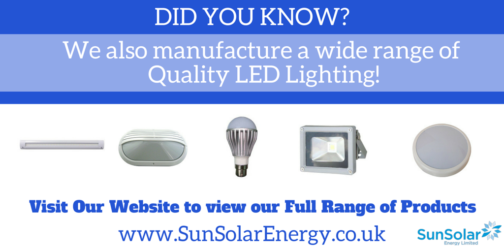 View Our Full LED Lighting Range Here: sunsolarenergy.co.uk/products/led-l… #LEDLights #LEDManufacturer
