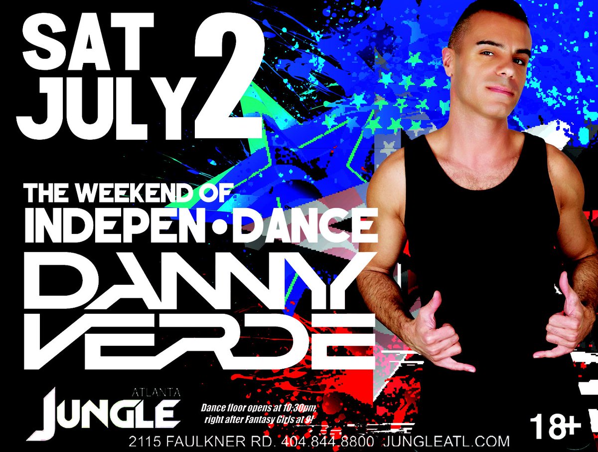 JungleAtlanta's tweet photo. Need we say more? Come play and get your Indepen-DANCE on!!!! https://t.co/ke858ZdFKc