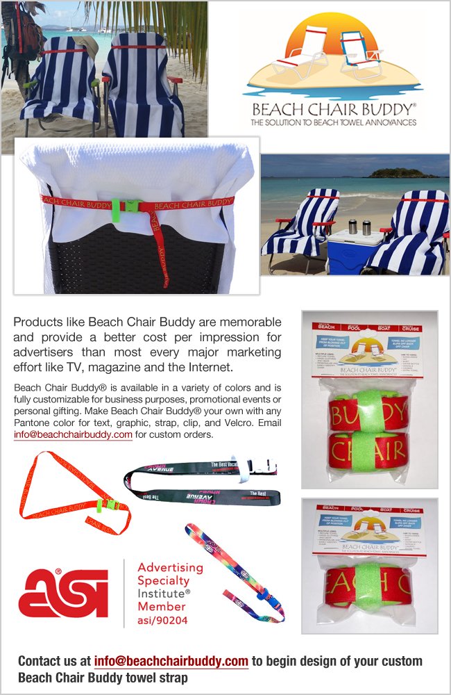 BeachChairBuddy's tweet photo. Put Fun in Profitable Promotions #beachchairbuddy https://t.co/2yYVE1Rxsn