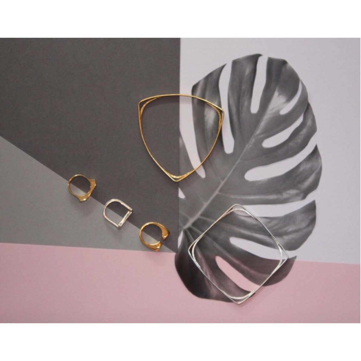 A perfect balance of stackable rings &amp; bangles; Maya Magal, Jessie Harris &amp; Ruddock. In store &amp; online at The Wearer