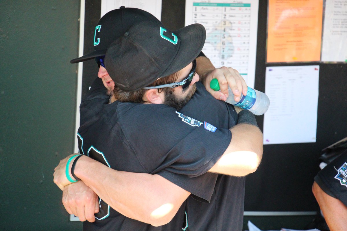 CoastalBaseball's tweet photo. "We're just trying to have fun playing a game we love with our best friends."

#CCUinOMAHA https://t.co/aHQWZ5uVwG