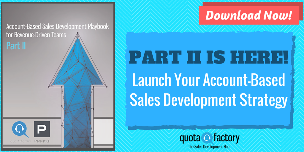 PaulAlves63's tweet image. DOWNLOAD Launching Your #AccountBasedSalesDevelopment Strategy eBook Part II ow.ly/TKVr301LWAS | @quotafactory