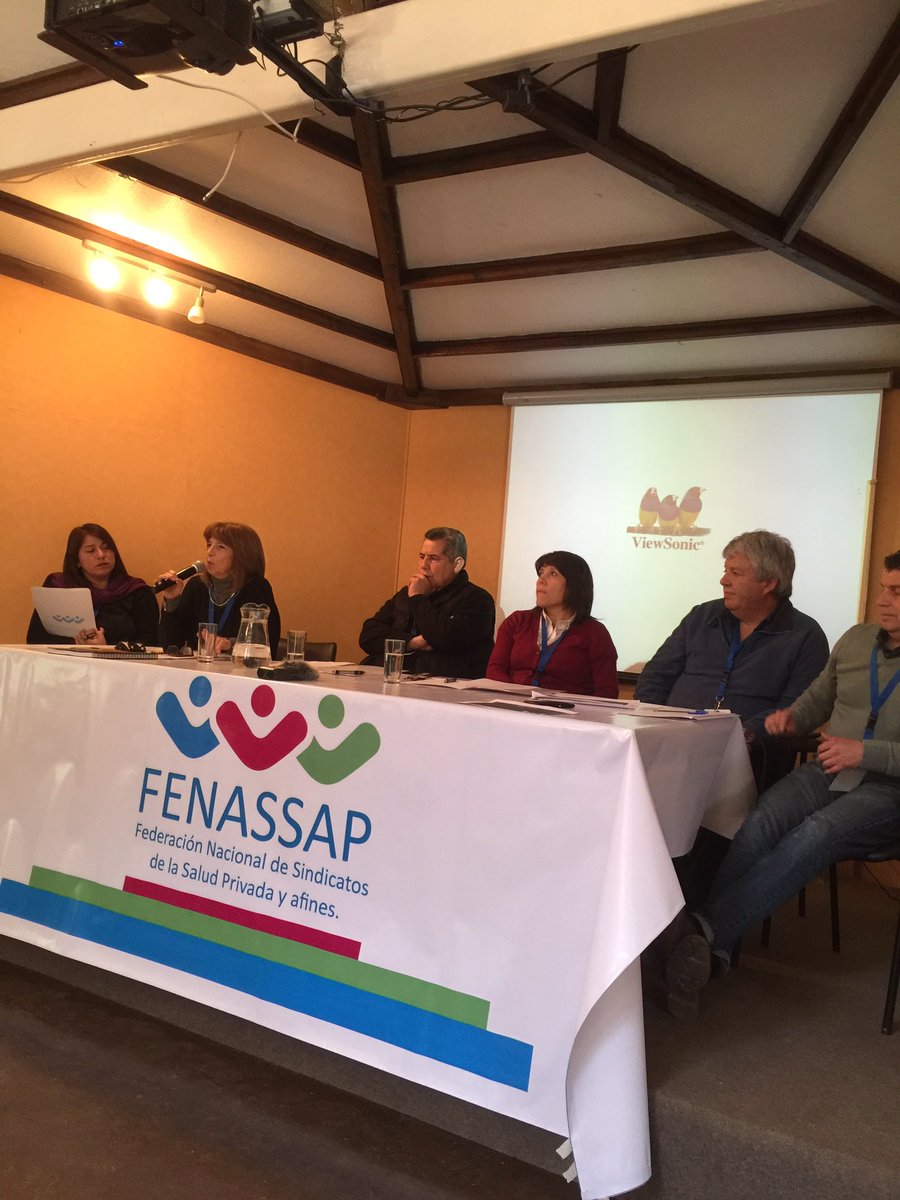 arosenzvaig's tweet photo. Se abren sesiones de Fed Nacional de Sindicatos de Salud Privada y afines en Chile. @uniamericas construyendo unidad https://t.co/L9LoPVBNRc